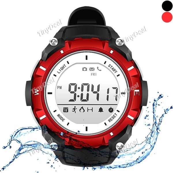 DZB Sports Smart Watch Button Cell Waterproof Pedometer Call Reminder Mileage Calorie Monitor Remote Camera