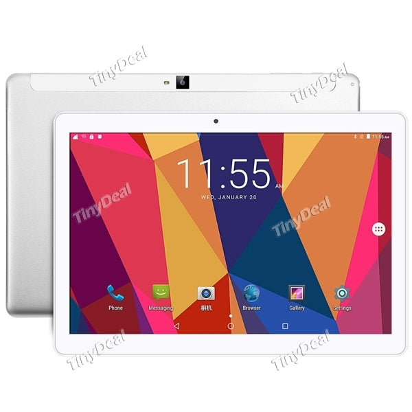 CUBE T12 10.1" IPS Screen Android 6.0 MTK8321 Quad-core 1GB 16GB 3G Tablet Phone w/ GPS Bluetooth