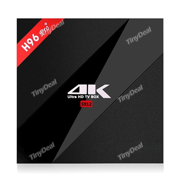 H96 Pro+ Android 7.1 TV BOX Amlogic S912 Octa-core 3GB 32GB 4K H2.65 KODI HDMI2.0 BT 4.1 5G WiFi