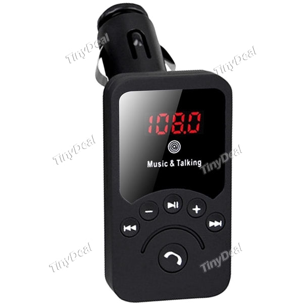 701E Bluetooth Car Kit FM Transmitter MP3 Player Car Charger Hands-free Call Support USB Flash Drive TF Card