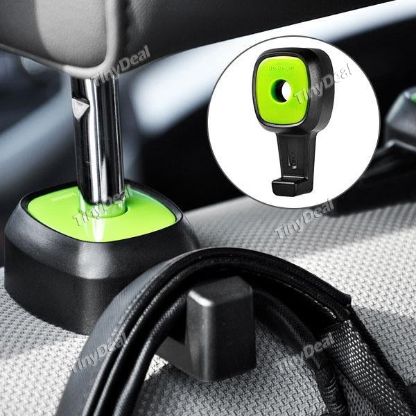 Bosoner Universal Car Headrest Hook Seat Back Hanger Holder Vehicle Organizer for Handbags Purses Coats Grocery Bags