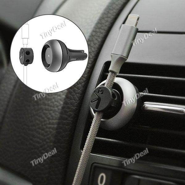 Bcase Tup Car Fragrance Cable Wire Wrapper Hub Aroma Diffuser Air Purifier for Car Air Outlet