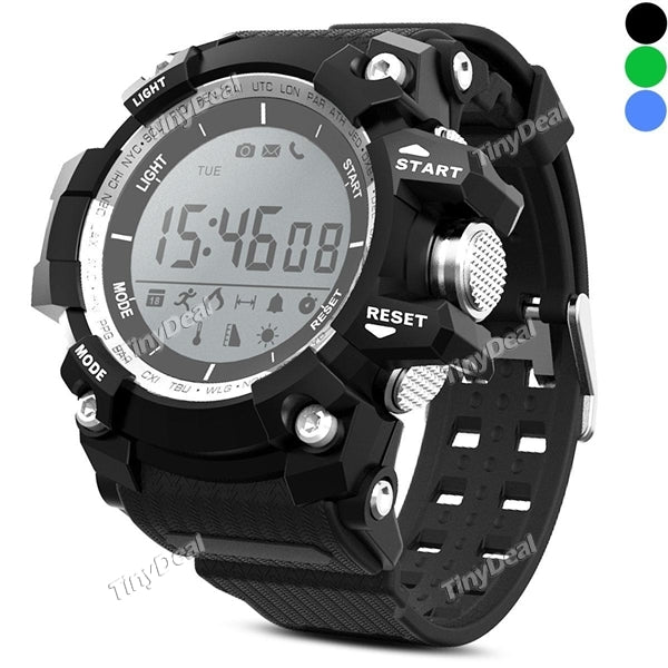 NO.1 F2 Smart Watch Sports Outdoor IP68 Barometer Thermometer Altimeter Call Reminder Pedometer Remote Camera