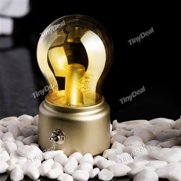 British Retro LED Bulb Lamp USB Rechargeable Mini Night Light Reminiscent Style
Bedside Lamp for Living Room Bed Room