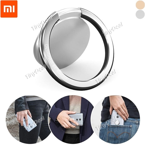 Original Xiaomi Metal Finger Ring Mobile Phone Smartphone Stand Holder for iPhone Samsung Huawei Smart Phone