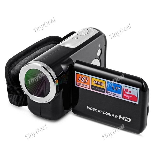 A160 Portable Digital Video Camera 1.5" TFT Screen 720P HD 16MP 8X Video Recorder DV DVR Camcorder