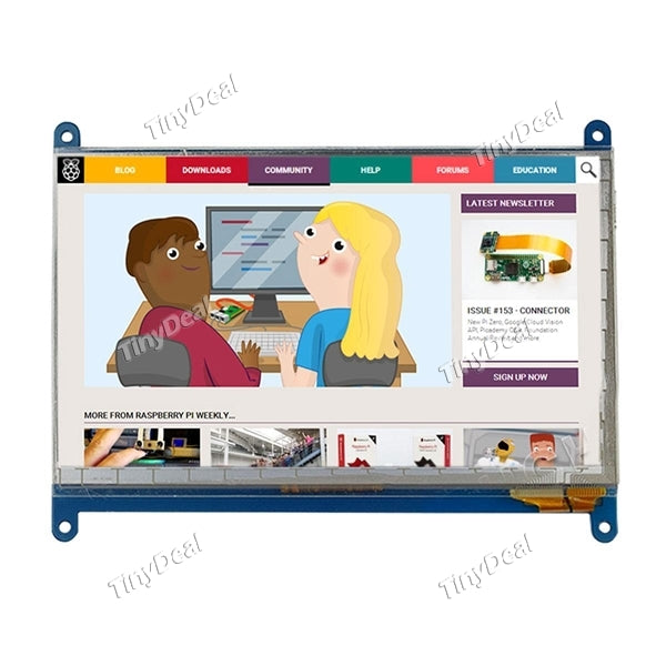 7 inch Touch Screen 1024 x 600 LCD Display HDMI Interface TFT Monitor Module for Raspberry Pi 3/2 Model B