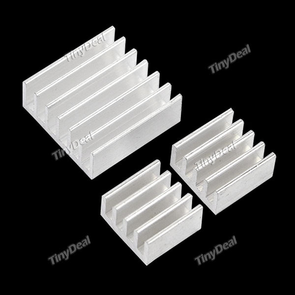 3PCs Raspberry Pi 3 Module B Aluminum Heat Sinks RPI Heatsinks for Raspberry Pi 2 / 3 Model B
