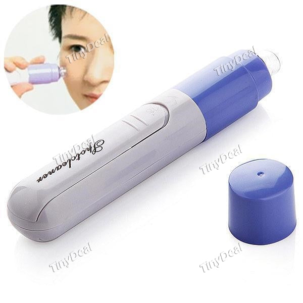 2 x Mini Face Blackhead Remover Protable Pore Cleaner Facial Massager Face Skin Cleansing Tool