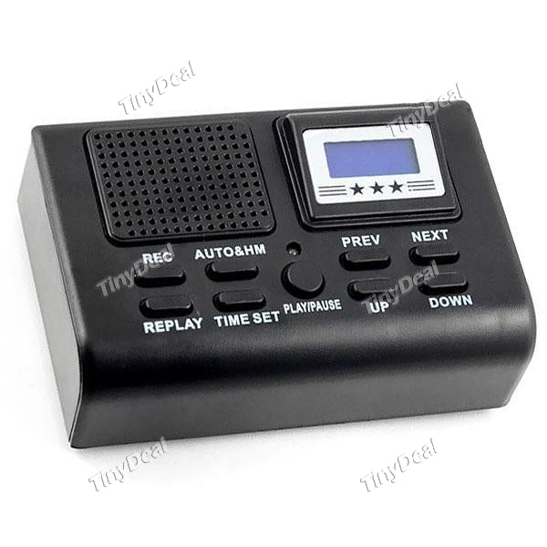 Digital Telephone Call Phone Voice Recorder Phone Call Monitor LCD Display with SD Card Slot