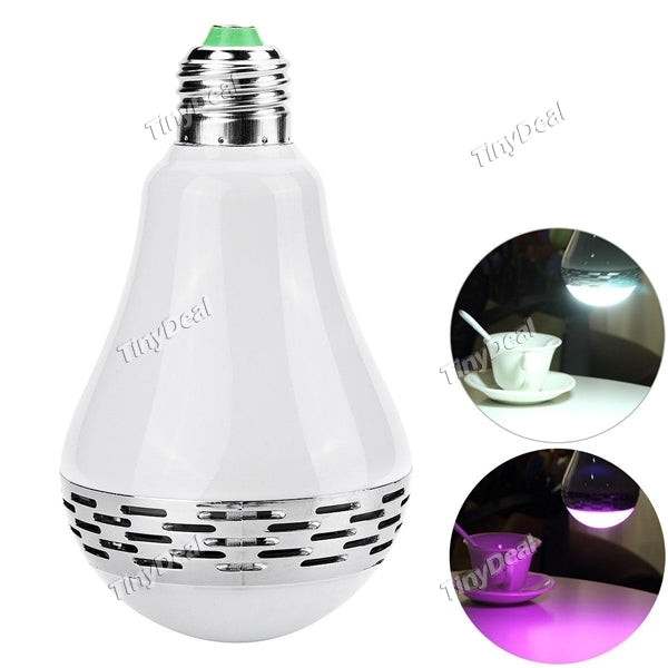 2 in 1 S15 LED Bulb Bluetooth V4.0 Speaker E27 5W 480LM Colorful Light for Indoor