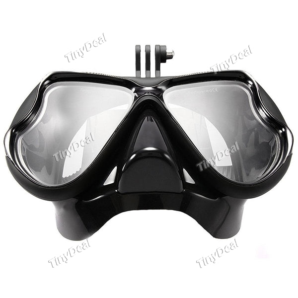 SHOOT Tempered Glasses Diving Mask Action Camera Diving Swimming Mask for GoPro 3+ 4 5 SJCAM Xiaomi Yi 4K