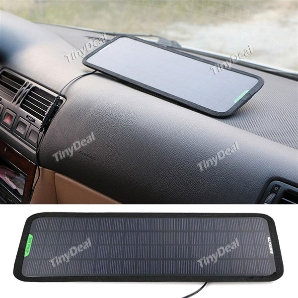 ALLPOWERS 18V 5W Portable Solar Car Charger Solar Maintainer Charging for Car Automobile Motorcycle