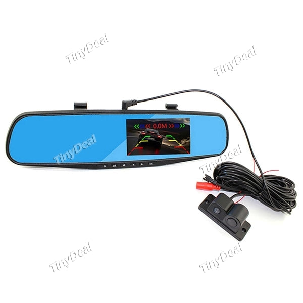 2 in1 Parking Camera Rearview Mirror Reversing Radar Parking Sensor Kit Reversing Camera