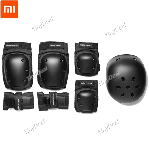 Original Xiaomi 7 in 1 Protective Gear Adjustable Kneelet Elbow-Pad Helmet for Sports Hunting Shooting