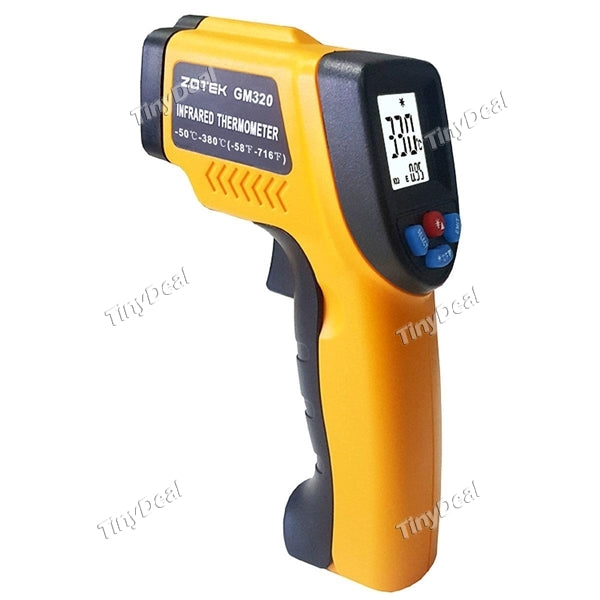 Infrared Thermometer GM320 -50℃~380℃ Non-Contact Laser Gun Infrared IR Thermometer LCD Digital Display