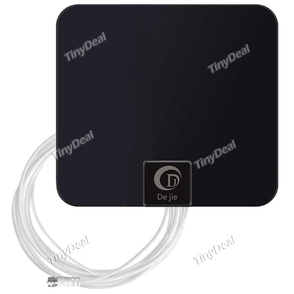 Dejie 5V HDTV Antenna HD Digital Panel Antenna Kit Indoor Antenna for TV