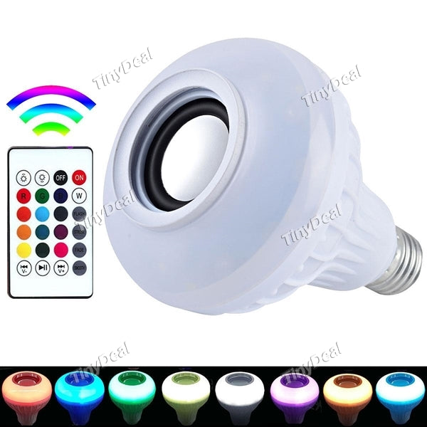 1/2/4 pcs LED Wireless Bluetooth Speaker E27 RGB Colorful Stage Light Bulb Intelligent Lamp for Home Energy Saving LED Bulbs