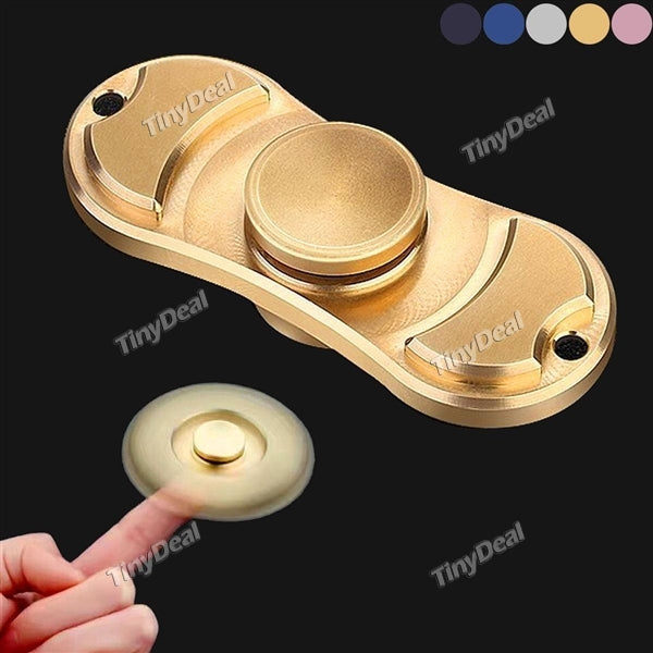 Fidget Toy Stress Reducer ADD & ADHD Hand Spinner Fingertips Spiral Fingers Gyro Aluminum Alloy Toys