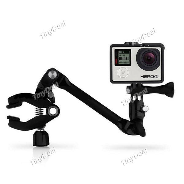 GoPro Accessories 360 Degree Jam Camera Adjustable Music Mount Clip Clamp Bracket for Gopro Hero4 3+ Xiaomi Yi