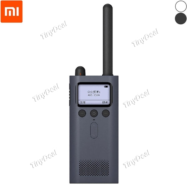 Minimalist Design Original Xiaomi Mija Two-Way Radio UHF/VHF LCD Rechargeable 8-Days Standby FM