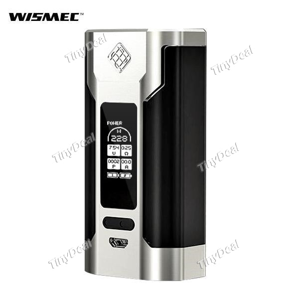 Authentic Wismec Predator 228 Predator228 228W TC Box Mod APV - Silver