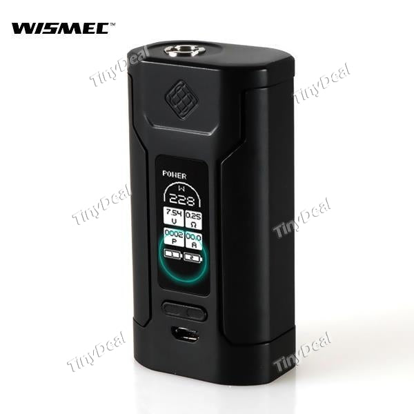 Authentic Wismec Predator 228 Predator228 228W TC Box Mod APV - Black
