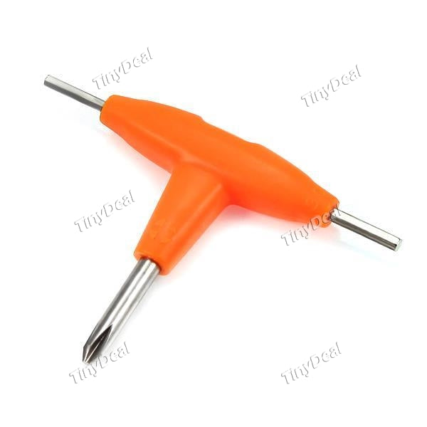 Authentic T Shaped Multi-function Phillips Screwdriver Allen Key Tool for E-Cigarette / Vape - 1 Piece