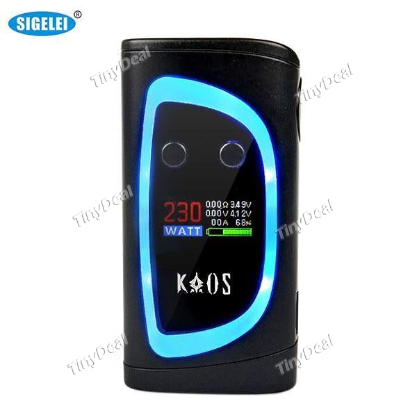 Authentic SIGELEI KAOS SPECTRUM 230W MOD Original VW Box Mod APV - Black