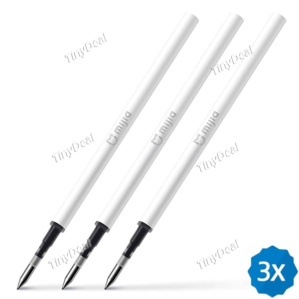 9Pcs Original Xiaomi Mijia Signing Pen Refill 0.5mm with Black Ink for Xiaomi Mijia Signature Roller Pen