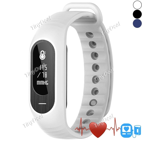 B15P Smart Bracelet Blood Pressure Mileage Calorie Sleep Monitor Call SMS Reminder Pedometer Anti Lost IP67