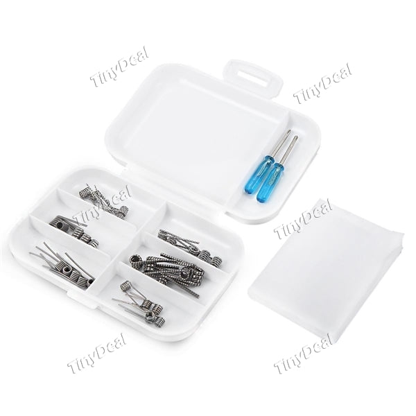 E-XY 6-in-1 Pre-coiled Wire Track Clapton Regular Rwist Twist Clapton Juggernaut Coil for RBA Atomizers