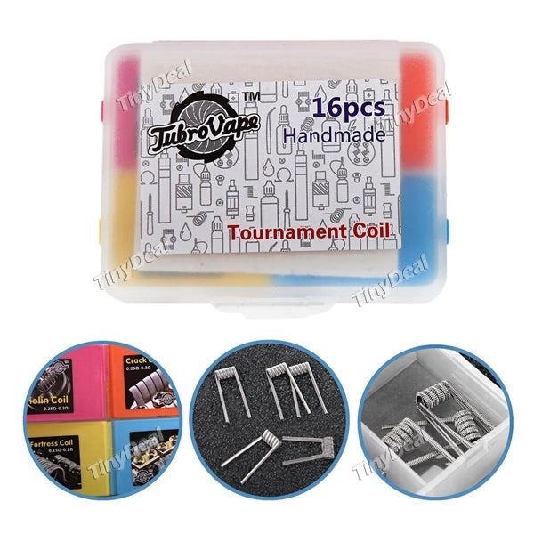 Authentic JubroVape 316 Stainless Steel Pre-coiled Wire for RBA Atomizer - 4 Specs