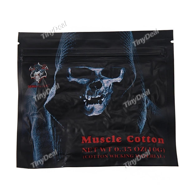 Authentic Demon Killer Muscle Cotton by Wick N Vape for E-Cigarette / Vape - 1 Piece