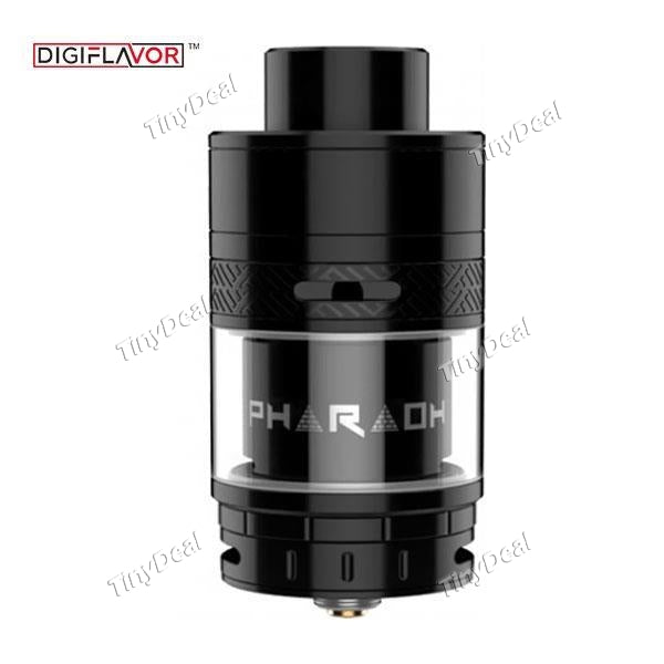 Authentic Digiflavor Pharaoh RTA 4.6ML Rebuildable Tank Atomizer 25MM - Black