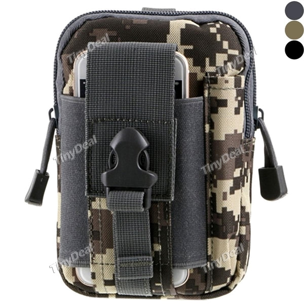 Wear-resisting Nylon Waterproof Waist Belt Running Bag Tactical Outdoor Sports Camouflage Bag for Outdoor