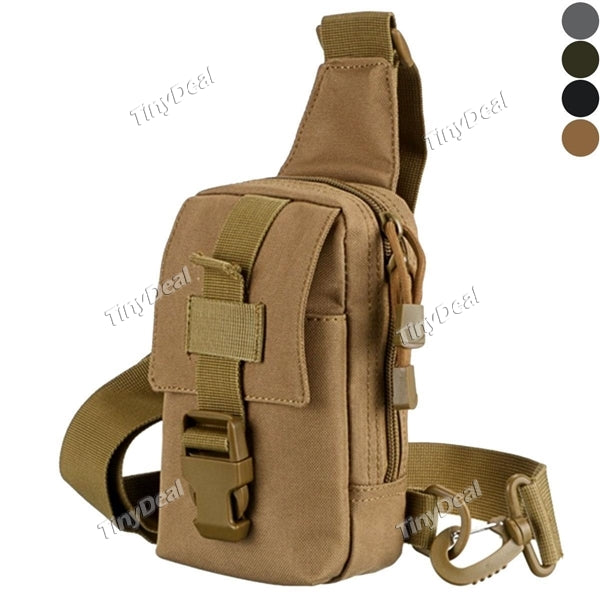 New Outdoor Sports Nylon Chest Bag Camouflage Messenger Bags Travel Use Casual Shoulder Bag