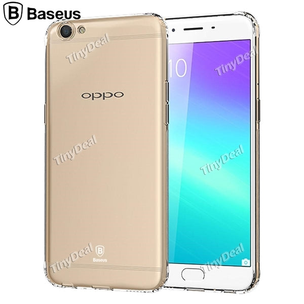 Baseus Transparent Soft Silicone TPU Cover Case Ultra Thin Slim Phone Protective Case Cover for OPPO R9S