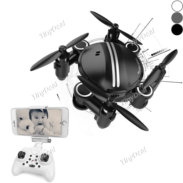 FDJ Mini Foldable Z201YS 4CH 6-axis WiFi Gyro Altitude Hold Headless RC Drone Quadcopter Helicopter