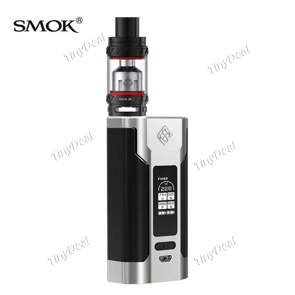 Authentic Wismec Predator 228 228W Mod & TFV12 6ML Cloud Beast King Tank Atomizer Bundle Kit - Black + Silver