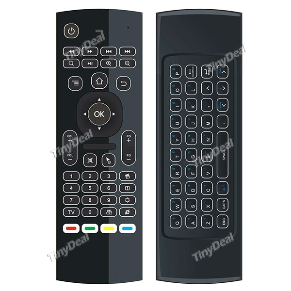 MX3-L Backlight Air Fly Mouse Remote Control 2.4G Wireless Keyboard for Android TV Box PC Mini Keyboard