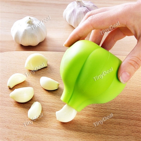 New Kitchen Garlic Manual Peeling Machine Cooking Tool Silica Gel Garlic Presses Blenders Peeler