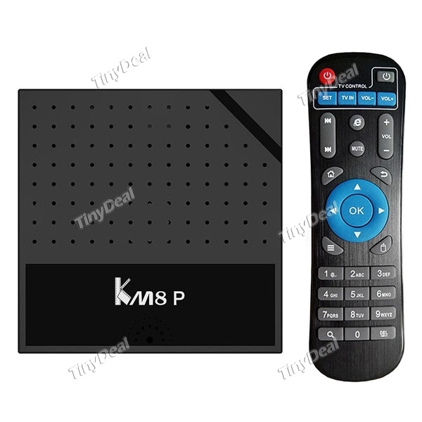 KM-P Android 7.1 Nougat TV BOX Amlogic S912 1GB 8GB 4K H2.65 HDR10 KODI17 HDMI2.0 3D WiFi RJ-45