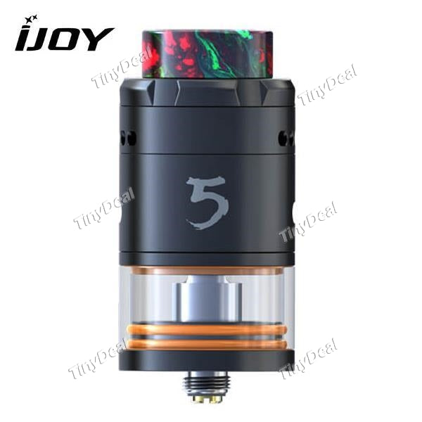 Authentic IJOY RDTA5 RDTA 5 Tank Atomizer 4ML Top-filling Clearomizer 25MM - Black
