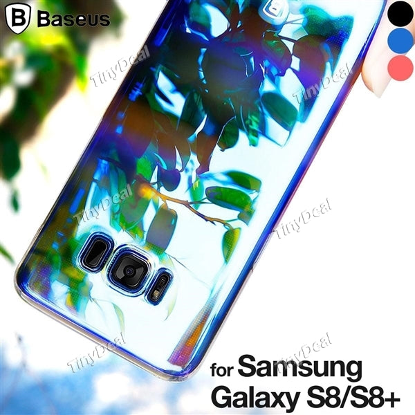 6.2'' Gradient Colors Case BASEUS Glaze Back Cover Hard Case Colorful Ultra Slim for Samsung Galaxy S8 Plus