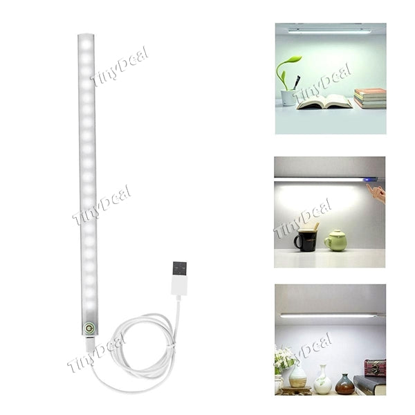 Touch Control Dimmable LED USB Powered 21-LED Light for Cabinet Kitchen Bathroom Bedroom Camping Emergency