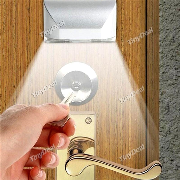 Keyhole Light Infrared Wireless Auto Sensor Motion Night Light for Key Hole/Door Lock