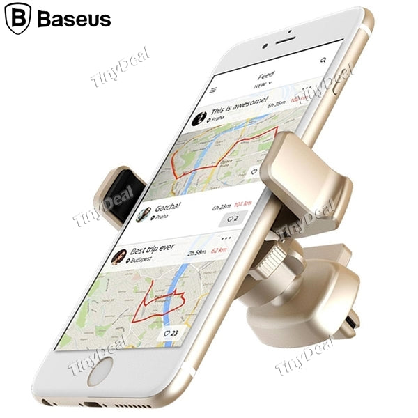 Mechanical Auto-Clip BASEUS Car Holder Mechanical Era 360° Rotation Air Vent Mount for 4.0''-5.5'' Cellphone
