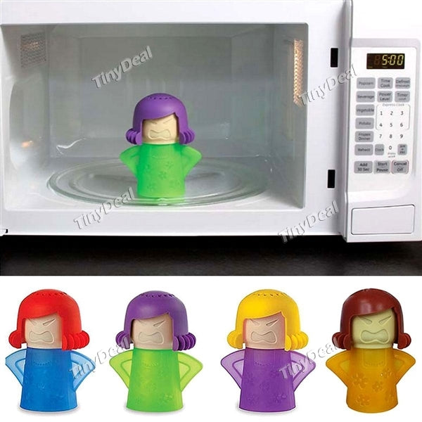 Microwave Cleaning Angry Mom Oven Steam Cleaner Disinfects with Vinegar and Water Household Cleaning Tools