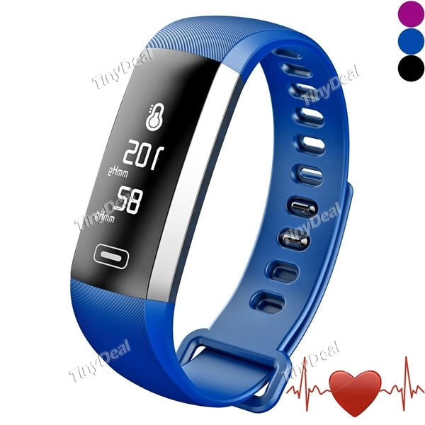 M2S Plus Smart Bracelet Oximeter Blood Pressure Fatigue Value Sleep Mileage Calorie Monitor Pedometer IP67